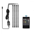 thumbnail image 1 of Tira de luces LED para interior de coche, 72 LED RGB, luz ambiental, 1 of 5