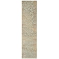 thumbnail image 3 of SAFAVIEH Paradise Ronnie Spotted Runner Rug, Stone/Aqua, 2'2" x 8', 3 of 7
