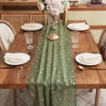 thumbnail image 5 of PONPRNGY 1Pc Rose Printed Table Runner, Kitchen Dining Decoration for Wedding Baby Shower Bridal Shower Home Decor Birthday Party, 5 of 6