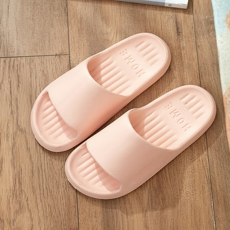 Bathroom Slippers For Men Women Eva Soft Bottom Slippers Indoor Slides Flat Sandals Summer Outdoor Beach Shoes Man Flip Flops TUOXIE
