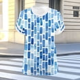 thumbnail image 6 of Bixock Maternity Tops Plus Size V Neck Short Sleeve Loose Pregnancy Blouse Casual Maternity Shirt Summer Maternity Clothes, 6 of 7