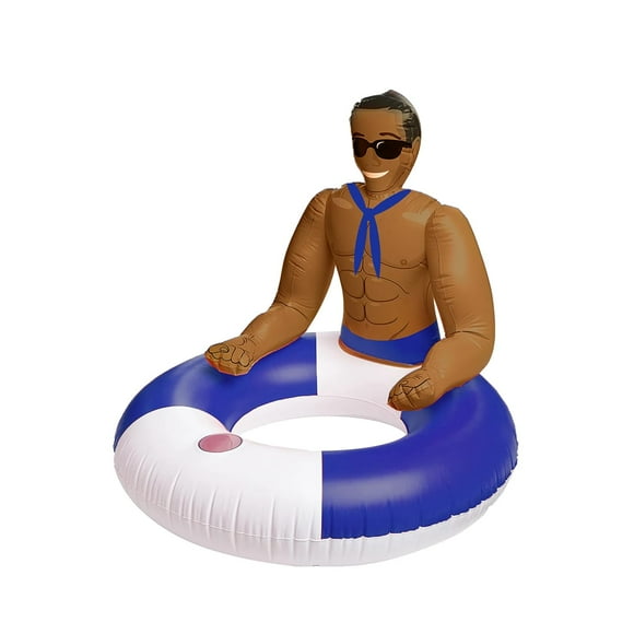 Flotador inflable para piscina NPW Drinking Buddies Rodeo Cowboy