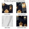 thumbnail image 4 of luoweisi Men's Beach Shorts Quick Dry Swim Trunks with Mesh Lining Retro Lantern L, 4 of 5