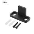 thumbnail image 3 of Unique Bargains Barn Door Floor Guide, 2Pack - POM Sliding Barn Door Hardware, Flush Design Bottom Flat Swing Stopper Non-slotted, 3 of 6