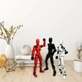 thumbnail image 4 of 2 Pack Assembled T13 Action Figure with Stand, 3D Printed Dummy 13 Action Figure Assembled, Fully Articulated Robot, Accessories Included, Stop Motion Animation, Great Gift(G), 4 of 7