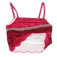 thumbnail image 5 of Jurebecia Princess Costume Two-Pieces Crop Top Skirt Outfit Set Birthday Party Clothes, 5 of 9