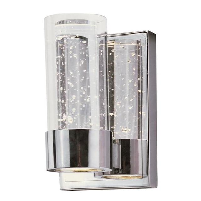 Maxim 20901CLPC 7.5 x 5 in. Sync LED One Light Vanity, Polished Chrome