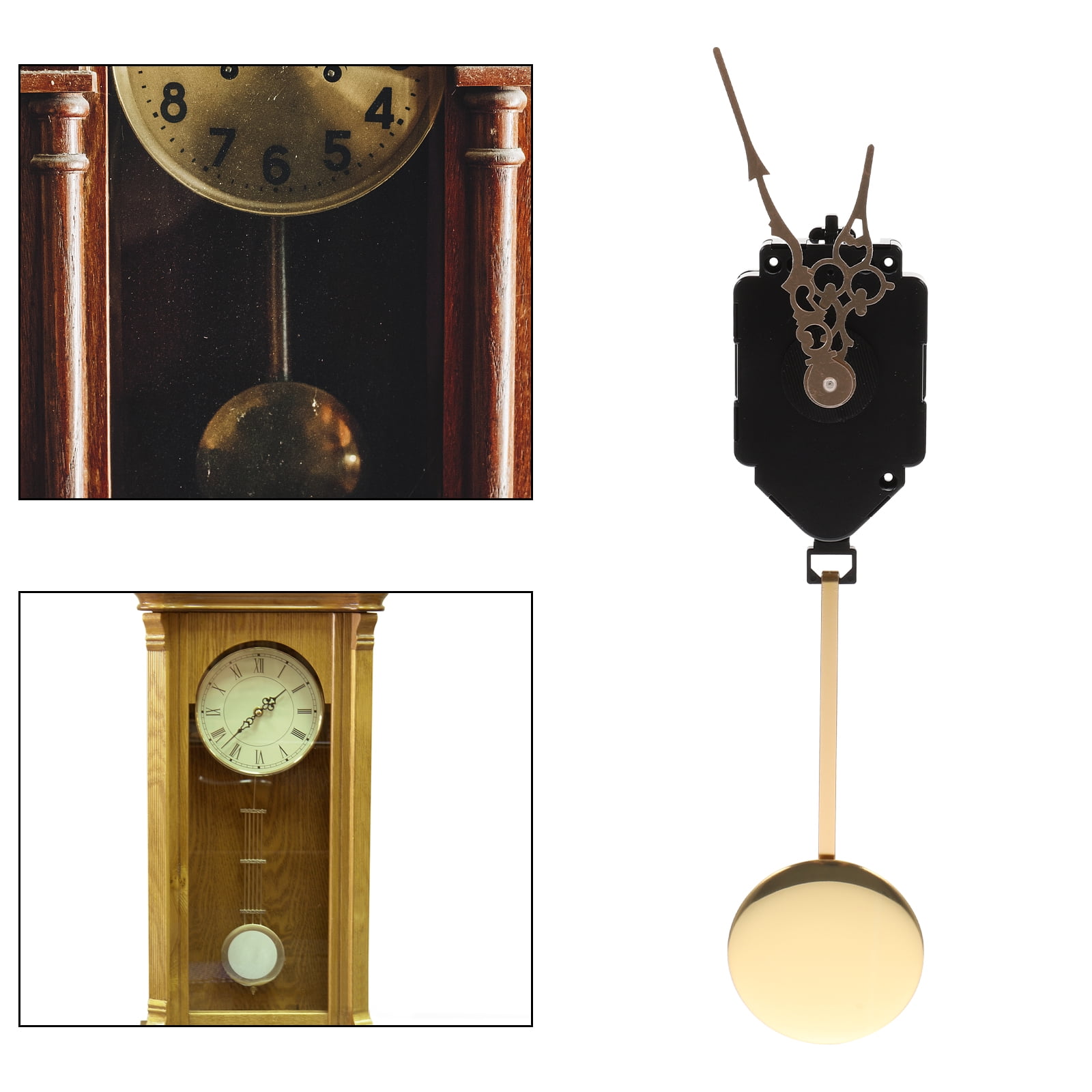 Masteelf 3 Sets  Precision Clock Movement Clock Accessories Sweep Quartz Movements Parts