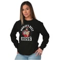 thumbnail image 4 of Street Fighter World's Best Boss Long Sleeve TShirt Men Women Brisco Brands S, 4 of 6