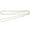 Silver, variant on Ball Chain Dog Tag Necklace - 4 and 24 Inches Long - 2.0 or 2.4mm Bead Size - Matching Connector - Adjustable Metal Bead Chain