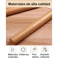 thumbnail image 4 of Rodillo Para Masa, 2 Rodillos de Repostería de Madera de Haya, 25 cm y 30 cm, Ideal para Amasar Pizza, Pasteles, Galletas y Fondant, Superficie Lisa y Fácil de Limpiar, 4 of 4