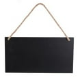 thumbnail image 1 of Hanging Rectangle Wooden Blackboards Message Board for Hoome Kitchen Bar Shop, 1 of 1