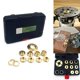 thumbnail image 5 of Kit De Guías De Enrutador De Plantilla De Latón, Piezas De Enrutador Con Tuercas De Seguridad, Accesorio De Enrutador De Manga De Eje Para Trabajo De Limpieza, Fresado De Bisagras Inevent TO005148-00, 5 of 7
