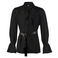 thumbnail image 1 of Chemises pour Hommes à Boutons, Homme, Unies, Manches Courtes, Col Rabattu, Formelles, Bleues, Sorties, Hauts d'Automne, Taille TTTG, 1 of 3