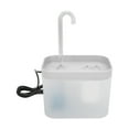thumbnail image 4 of Cat Water Fountain, Easy To  Pet Drinking Fountain With Elbow Nozzle For Dogs Transparent White, 4 of 8