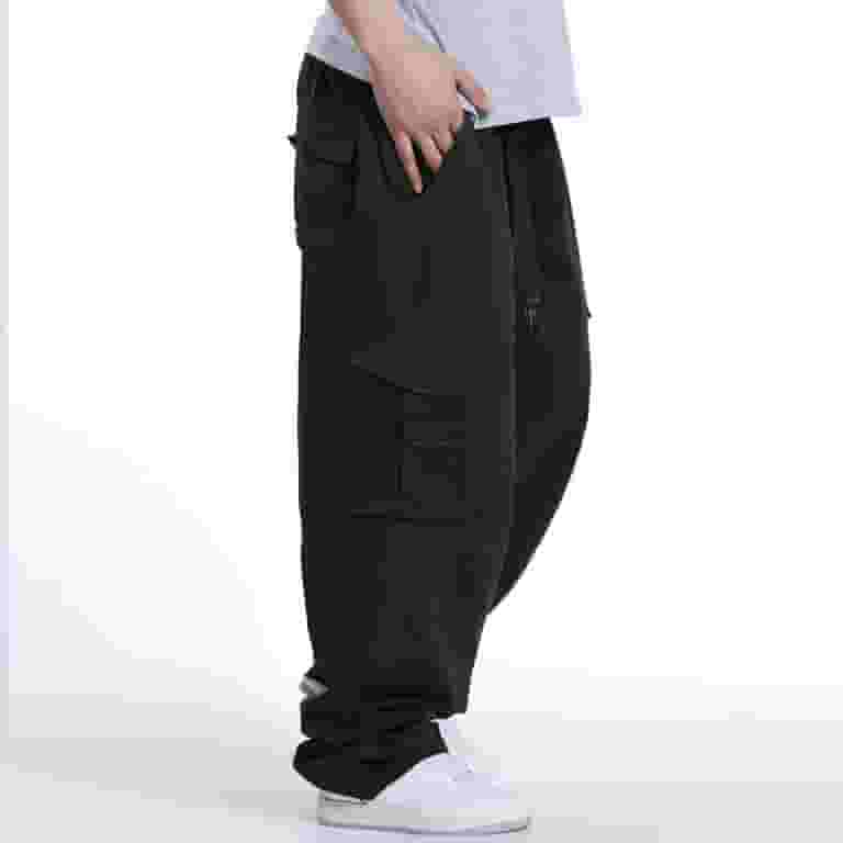 【oan】Verus Multi Cargo Sweatpants Cargo Sweatpants for Men Men's Casual Fashion Hop Baggy
