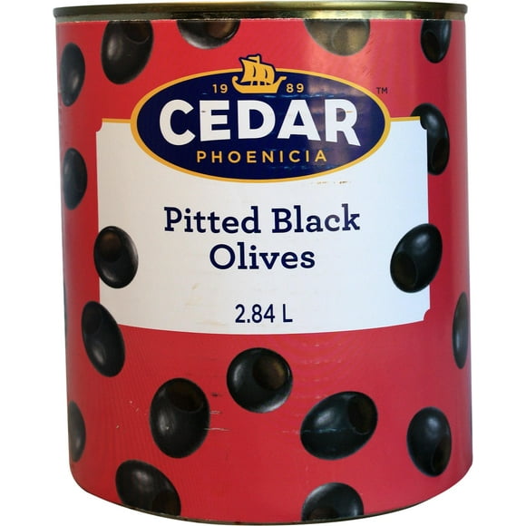 Cedar - Olives - Noir Dénoyauté - 2.84Ltr - 100oz - 1ct