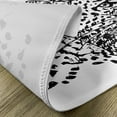thumbnail image 5 of Ambesonne Animal Place Mats Set of 4, Jaguar Sketch Wildlife, Standard Size, White and Black, 5 of 6