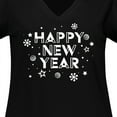 thumbnail image 4 of Inktastic Happy New Year Women's Plus Size V-Neck T-Shirt, 4 of 5