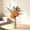Orange, variant on Gallickan 1pc Artificial Rose Small Handtied Bouquet, Faux Dried Branch Floral Arrangement, 14.96 Inch, Boho Style, for Wedding Home Table Centerpiece Decor, Red
