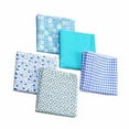 thumbnail image 3 of 50cm\*50cmCotton Fabric Printed Cloth Sewing Quilting Fabrics for Needlework DIY Handmade Material blue, 3 of 6