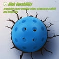 thumbnail image 4 of Muka Lot de 10 Balles de Pickleball avec Sac à Cordon, Balles de Pickleball Blanches d'Extérieur à 40 Trous, 4 of 9