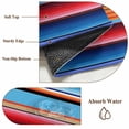 thumbnail image 6 of Mexican Style 2'x6' Runner Rugs for Hallway Kitchen Bedside Non Slip Washable, Colorful Mexico Stripes Ombre Red Blue Entryway Rug Runners with Rubber Backing, Long Carpet Runner for Laundry Room, 6 of 8