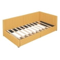 thumbnail image 5 of Clipeyh Linen Upholstered Twin Daybed with Storage Drawer, Yellow, 5 of 8