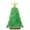 Green, variant on Blue Sea Glass Christmas Tree - Handcrafted Mini Christmas Tree with LED Lights, Table Centerpiece - Ideal for Christmas, New Year, Home Decor, Coastal Holiday Decor and More