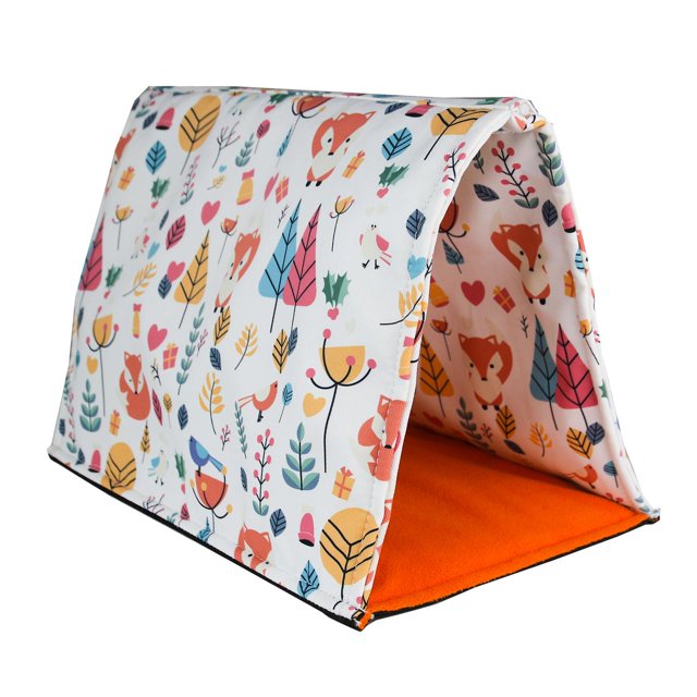 Cama de piel de reptil, alfombrilla para la siesta de lagarto, tienda de campaña para el escondite de descanso cálido para hámster Gecko, accesorios p Zorro naranja Sunnimix Cama para dormir de reptil