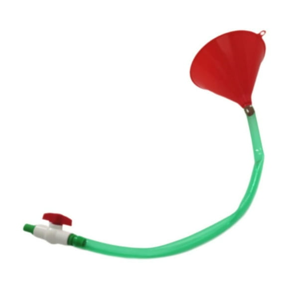 simhoa Beer Bong Funnel Beer Filling Multifunctional Portable Long 60cm with Valve Hose