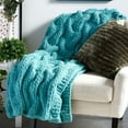thumbnail image 6 of Bernat Blanket Extra Yarn, Light Teal, 10.5oz(300g), Jumbo, Polyester, 6 of 11