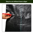 thumbnail image 4 of 6ft x 500ft Garden Weed Barrier Landscape Fabric Heavy Duty Weed Block Gardening Mat, 4 of 8