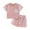 Pink_1, variant on HCNTES Toddler Baby Boy Summer Clothes Plaid Patchwork Short Sleeve T Shirt Tops and Stretch Shorts Boy Outfit 6 9 month boy clothes(12-18 Months,Green)