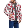 thumbnail image 3 of Zip Up Hoodies for Men - Christmas Hat Long Sleeve Comfrt Men'S Fashion Hoodies & Sweatshirts, Jackets for Men Hoodies Pullover Clothing Clothes with Pouch, 3 of 5
