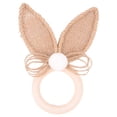thumbnail image 3 of CoreLiving Rustic Bunny Napkin RingsBurlap Easter Carrot Napkin Holders Rabbit Ear Napkin Rings for Cloth Napkins Spring Farmhouse Kitchen Decor, 3 of 7