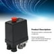 thumbnail image 3 of Interruptor De Presión Del Compresor De Aire, 20A AC 240V Interruptor De Presión Del Compresor De Aire De 4 Puertos 135 A 175PSI Fácil De Instalar Para Herramientas Neumáticas, 3 of 7