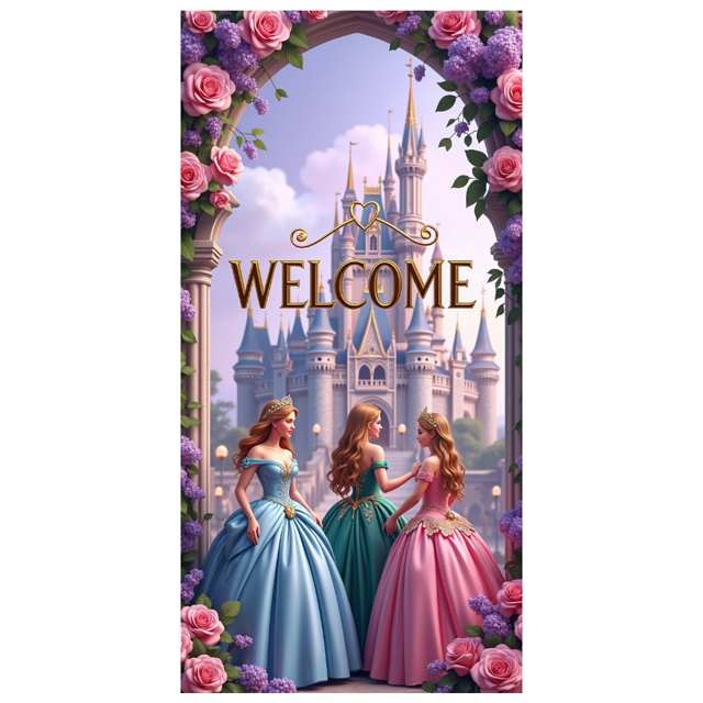 Welcome Banner with International Flags Circular Design Background Event Decoration Party Supplies Global Conference Backdrop Indoor Outdoor Display