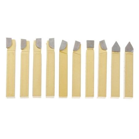 

10pc Carbide Tip Tipped Milling Cutter Tools for Metal CNC Lathe D