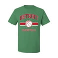 thumbnail image 2 of Wild Bobby City of Detroit DET Basketball Fantasy Fan Sports Men's T-Shirt, Kelly, 4X-Large, 2 of 5