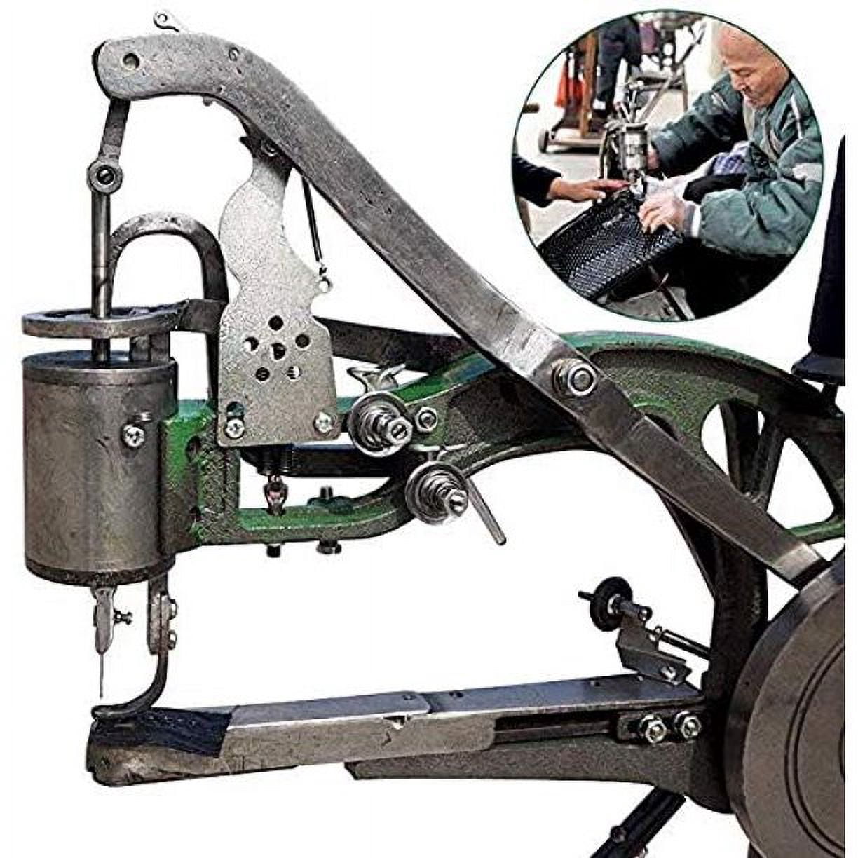 INTBUYING Hand Cobbler Shoe Repair Machine Dual Cotton Nylon Line Sewing Machine with Tripod