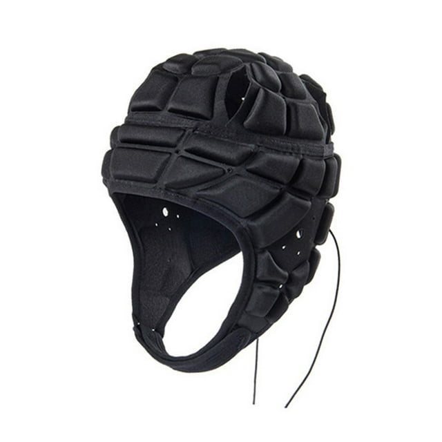 Casco de Rugby kusrkot protector suave para cabeza negro