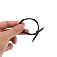 thumbnail image 5 of Unique Bargains 1 Pc Classic Knotted Style Hair Rope Hair Scrunchies Black, 5 of 5