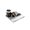 Black / Gray, variant on Ihvan Online Muslim Prayer Rug Janamaz Mat Zulfiqar Design Chenille Fabric Islamic Gift Black Indoor