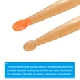 thumbnail image 5 of Drum Mute Drumstick Silent Tip Drum Dampener Silicone Rubber Practice Percussion Tips Protectors Mute Orange 4 Pack, 5 of 6