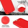 thumbnail image 3 of Funda de silicona roja GUAGUA para iPhone 13 Pro Max de 6.7 pulgadas, 3 of 9