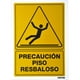 thumbnail image 1 of Letrero Piso Resbaloso Proteccion Civil 1 Pza 25 x 36 Surtek SES33, 1 of 3