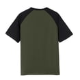 thumbnail image 6 of Maqroz Workout Sets for Men Summer 2-Piece Color Block Tracksuit Set Short Sleeve Athletic Tee and Shorts Sportswear Casual Running Jogging Training Outfit Breathable Quick Dry Active Wear, 6 of 9