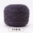 thumbnail image 1 of Nvzi Hilo para ganchillo, 2 ovillos, 300 g en total, perfecto para proyectos de ganchillo, hilo suave y resistente, gris oscuro., 1 of 5