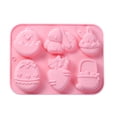 thumbnail image 1 of Molde de chocolate de Pascua antiadherente con forma de conejito de Pascua, molde de silicona para pasteles, repostería, chocolates, dulces, cupcakes y caramelos., 1 of 8